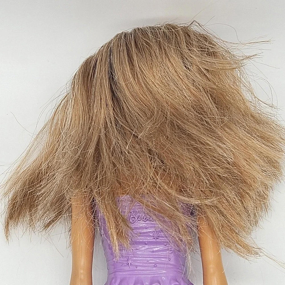 Barbie Dreamtopia Princess Doll HGR03 Brown Hair Purple Bodice Pink Necklace